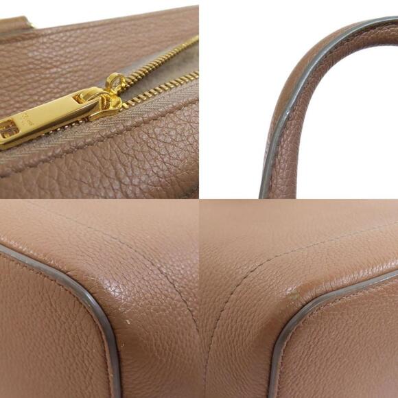 CELINE Beige Leather Tote Bag - Picture 9 of 11